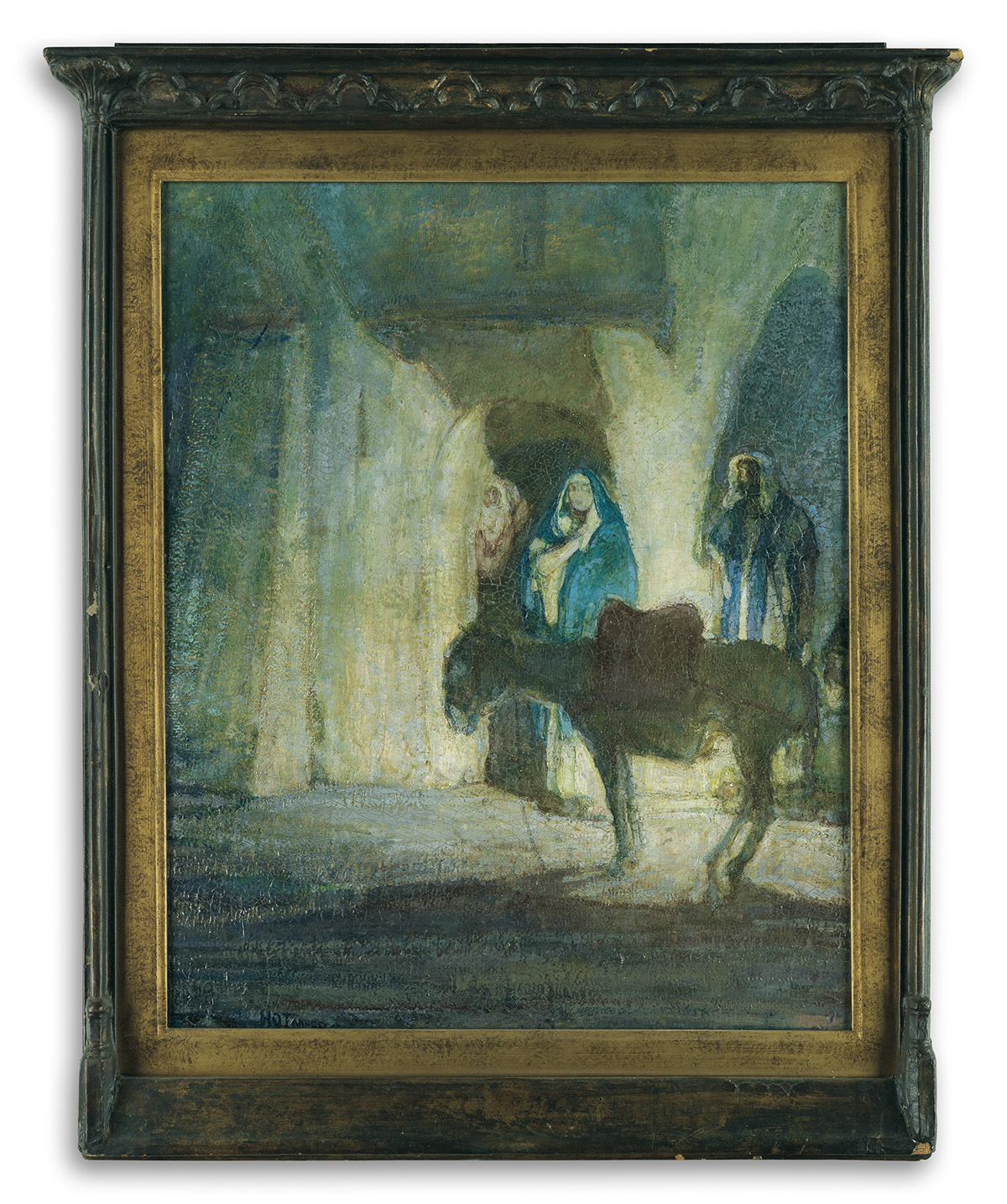 HENRY OSSAWA TANNER (1859 - 1937) At the Gates (Flight into Egypt).